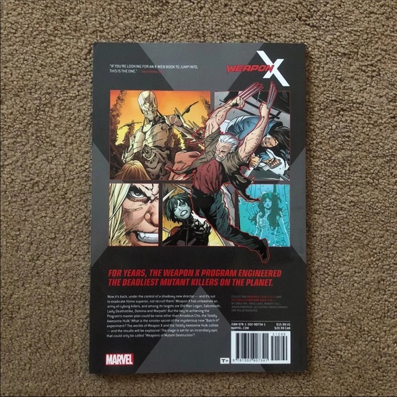Marvel Weapon X Weapons Of Mutant Destruction Prelude Vol 1 - Picture 2 of 3